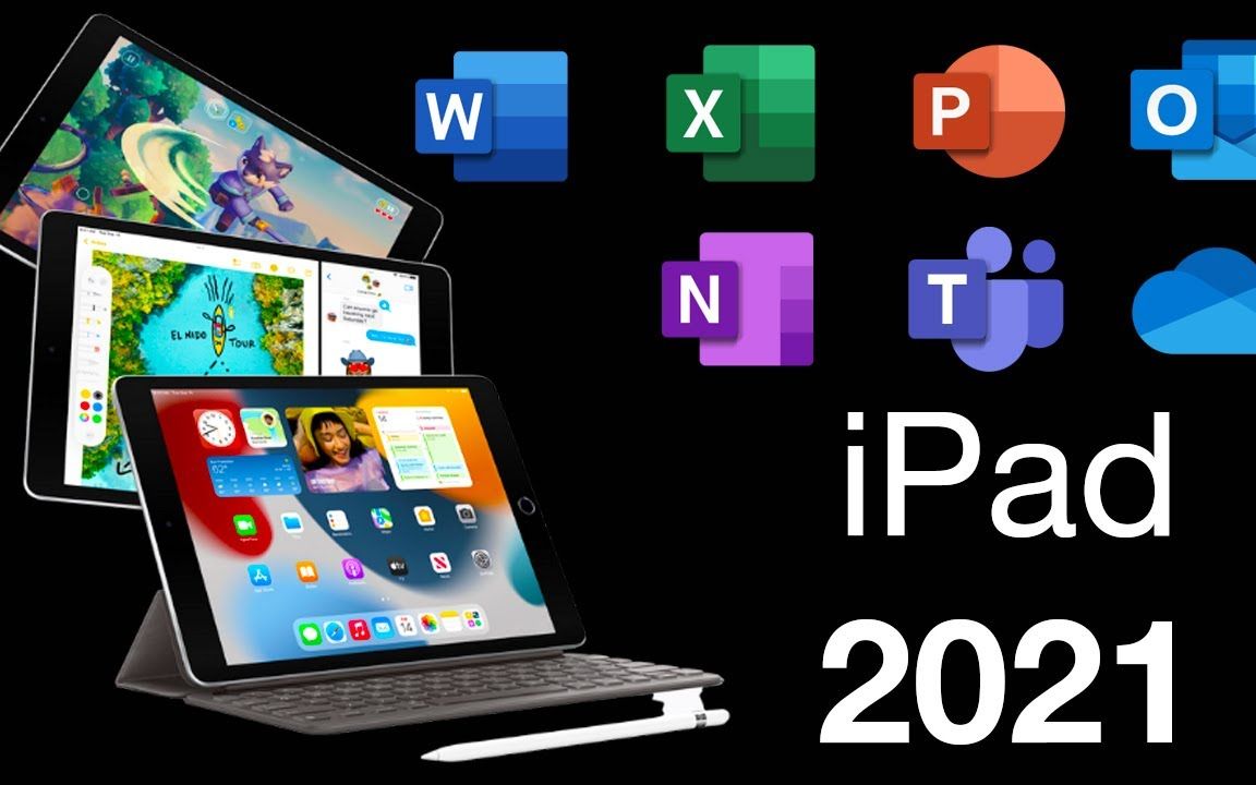 Microsoft Office on the NEW iPad 2021 9th Gen – How GOOD is Multitasking & Compa哔哩哔哩bilibili