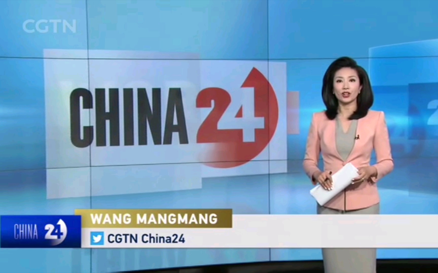 CGTN主持人 王茫茫图片