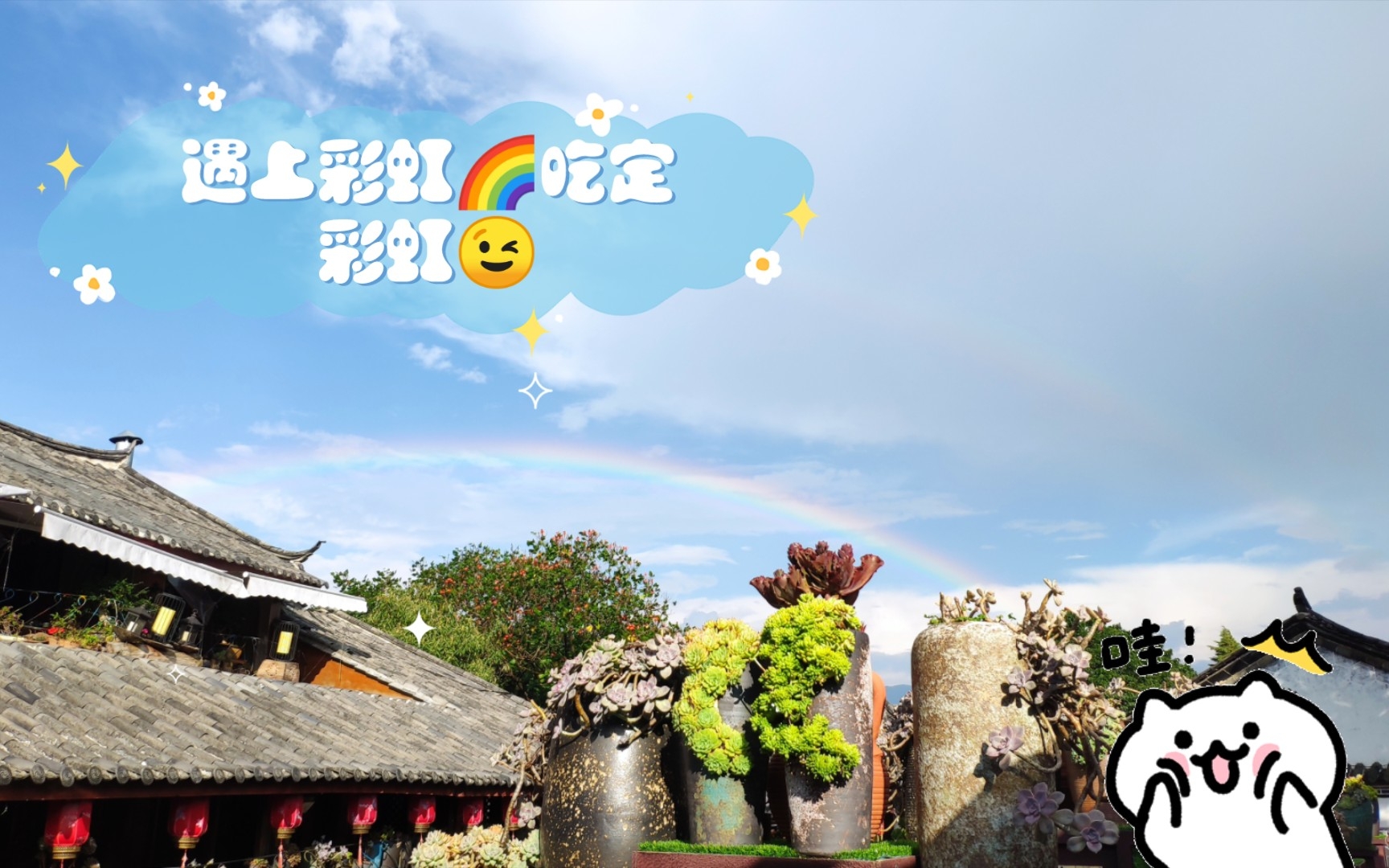 遇上彩虹🌈吃定彩虹😉