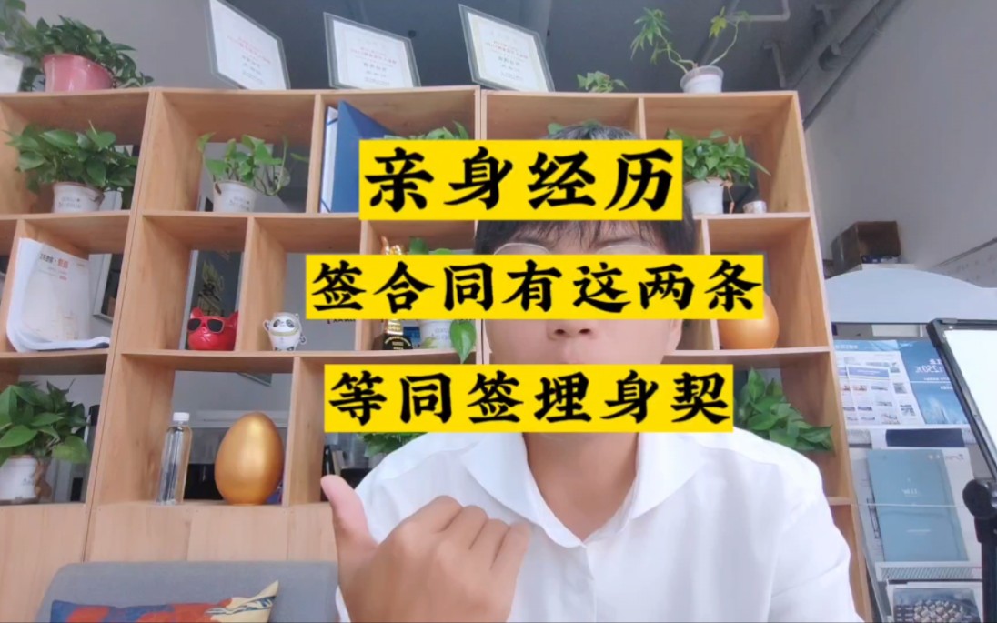 亲身经历告诫大家,不管租什么类型的房子,你的合同里一定不要有这两条,哔哩哔哩bilibili