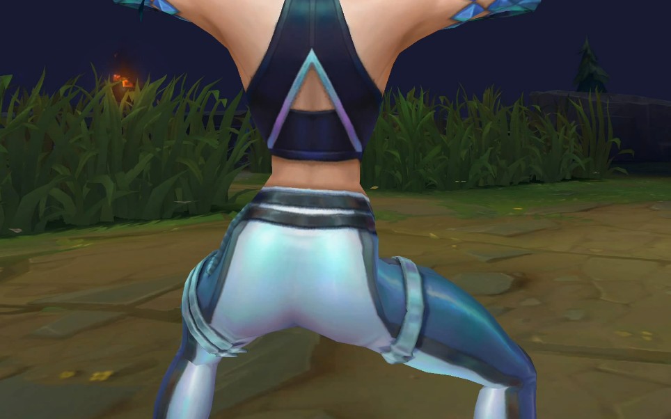 活动  新kda卡莎这q弹的臀部,谁顶得住啊～k/da all out卡莎3d鉴赏!