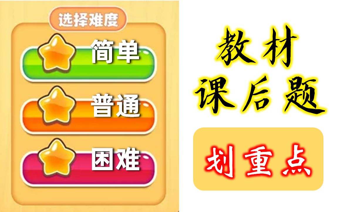 《材料力学》刘鸿文|孙训方版课后题划重点 | 三种难度区分【材料力学考研】哔哩哔哩bilibili