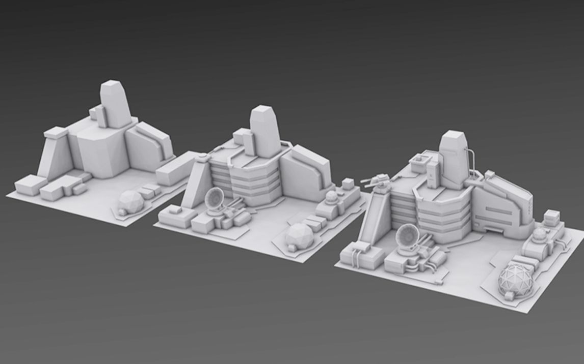 【3dmax】从拉box开始教你游戏场景模型制作,max零基础布线教程
