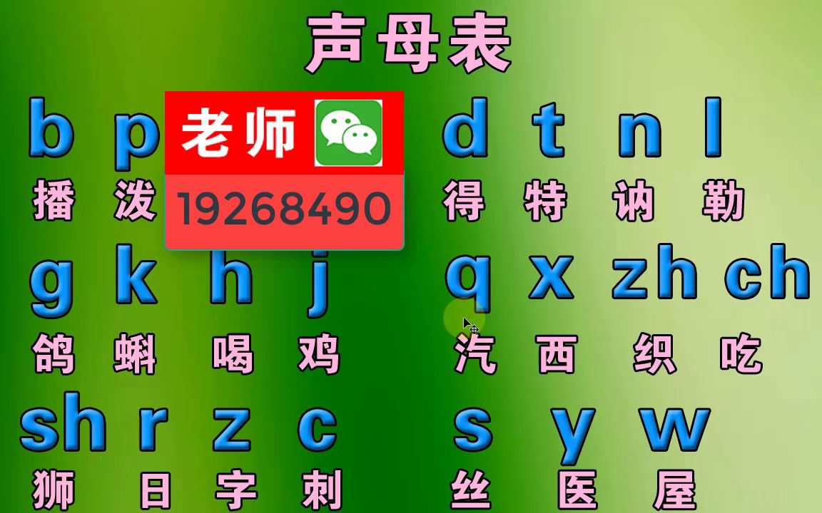 成人拼音打字入門教學,零基礎學漢語拼音聲母和韻母講解