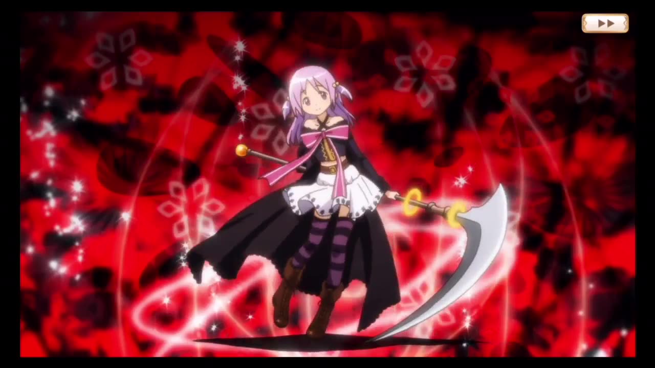 【魔法纪录】万圣节新角色 御园花凛 变身动画