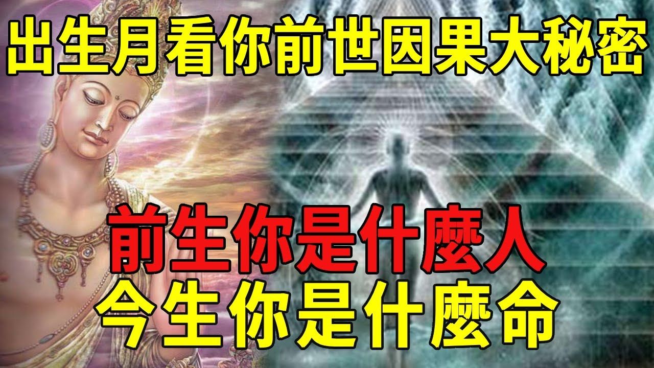 看穿前世今生!农历出生月看你前世因果大秘密!前生你是什么人?今生你是什么命! 【晓书说】正能量 人生感悟哔哩哔哩bilibili