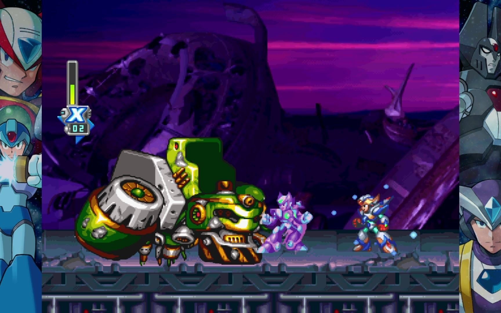 洛克人x6:easy any% 44:16 igt 冰狼和大地甲虫没去