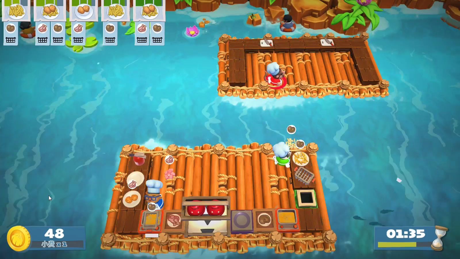 [分手厨房Overcooked2]腐漫控四人组互坑的故事哔哩哔哩bilibili