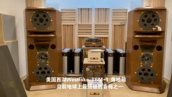 Download Video: 美国西湖Westlake TSM-1 双18寸落地箱，目前地球上最顶级的音箱之一