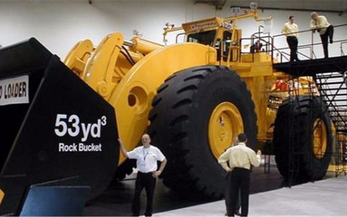 世界最大轮式装载机,价值5000万,可在北京买10套房