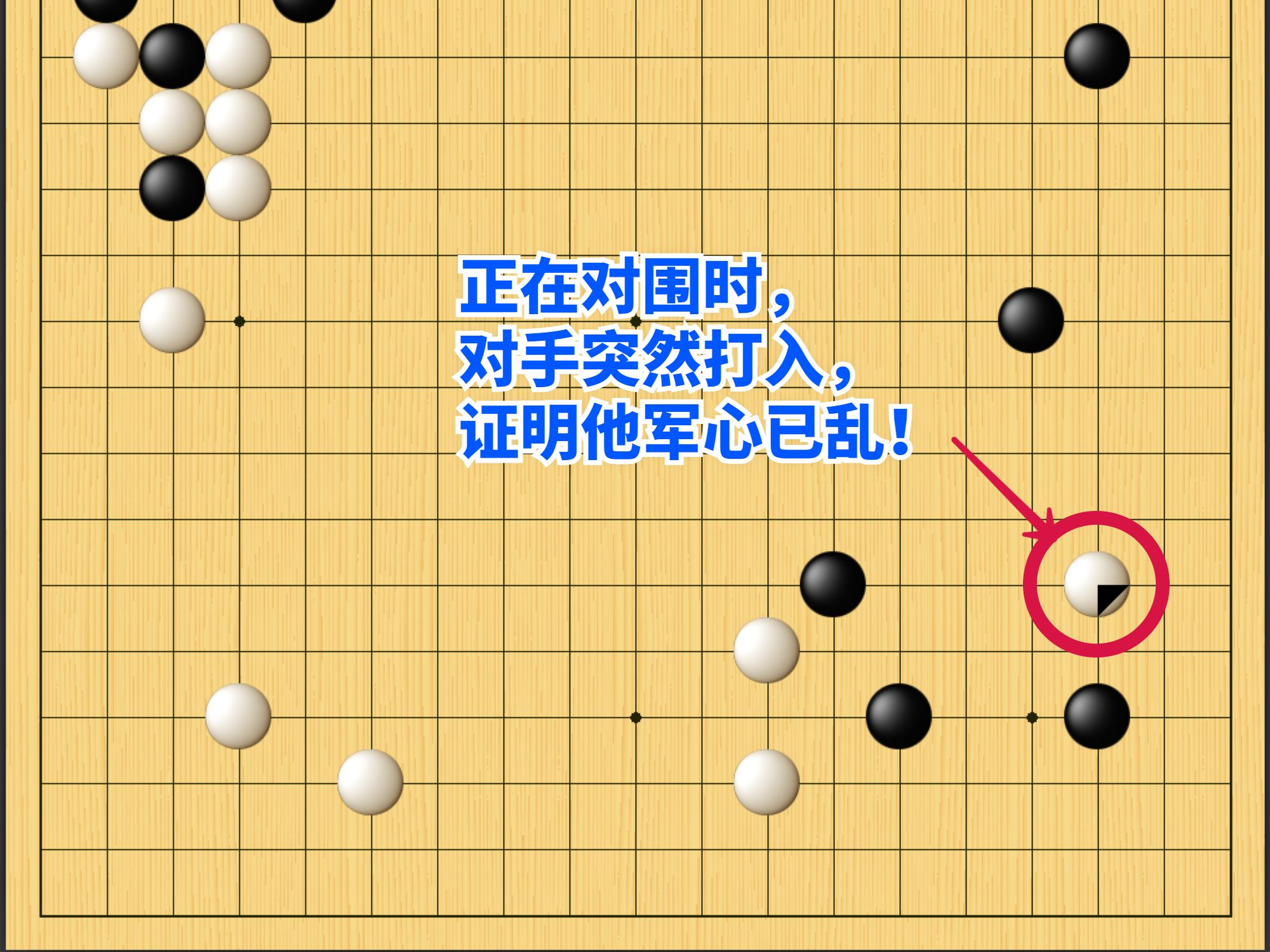 围棋野狐中段示范对局(83):抓住稍纵即逝的机会冲击对手!哔哩哔哩bilibili