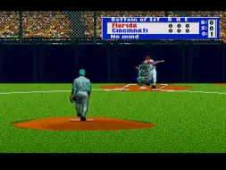 【MD游戏回顾311】硬派棒球95 游戏视频 Hardball 95 Sega Genesis