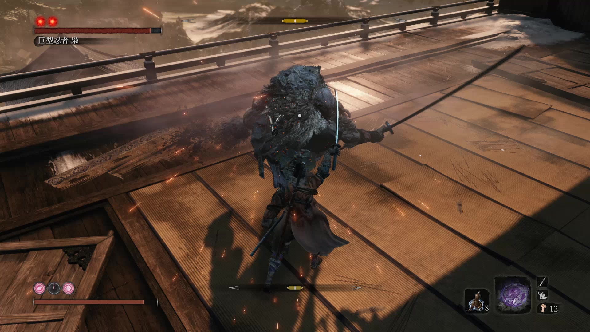 隻狼-义父(正常打非逃课)(父慈子孝)(巨型忍者枭)