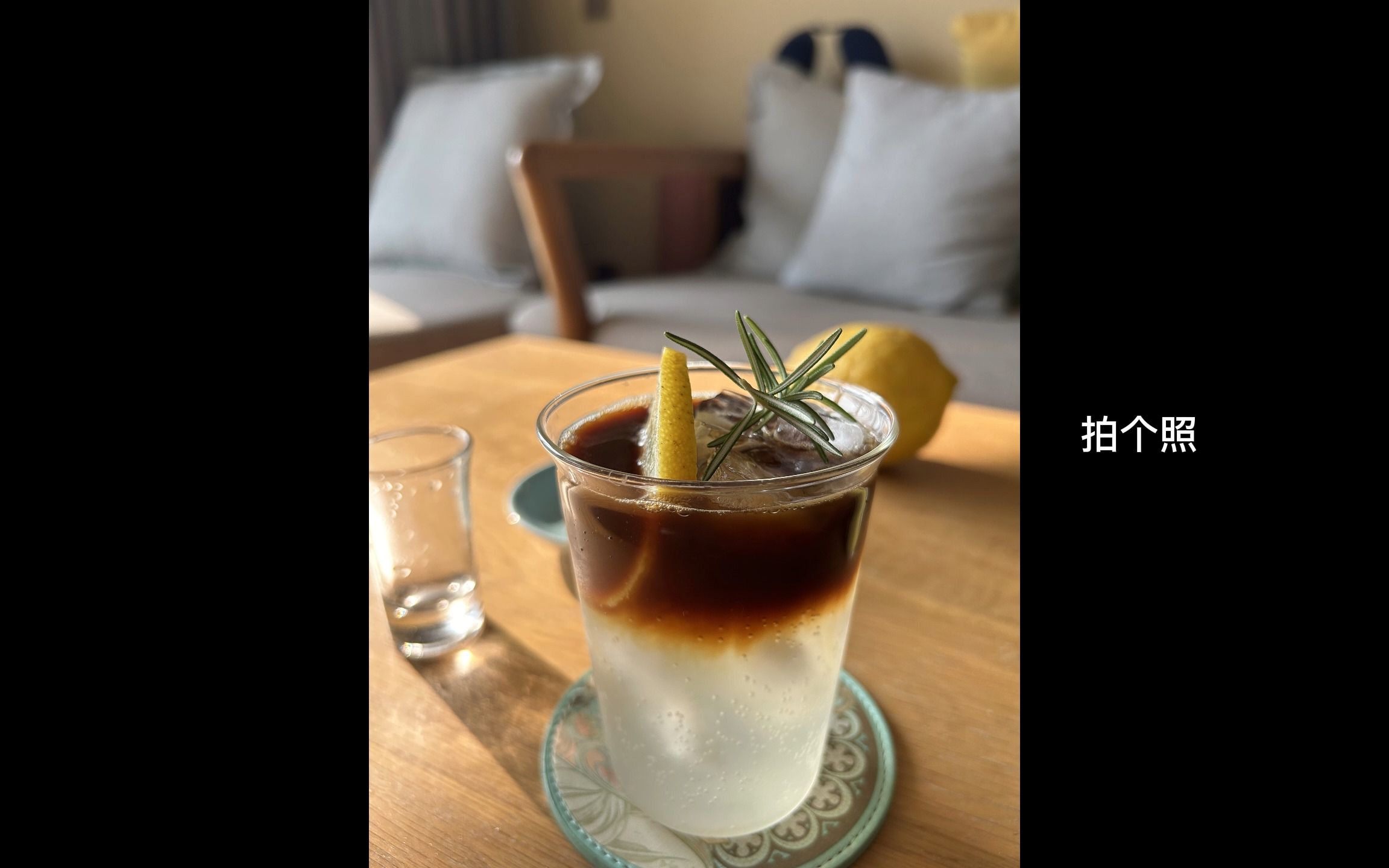 【柠檬汤力水冰美式】在家也能轻松get√高颜值咖啡