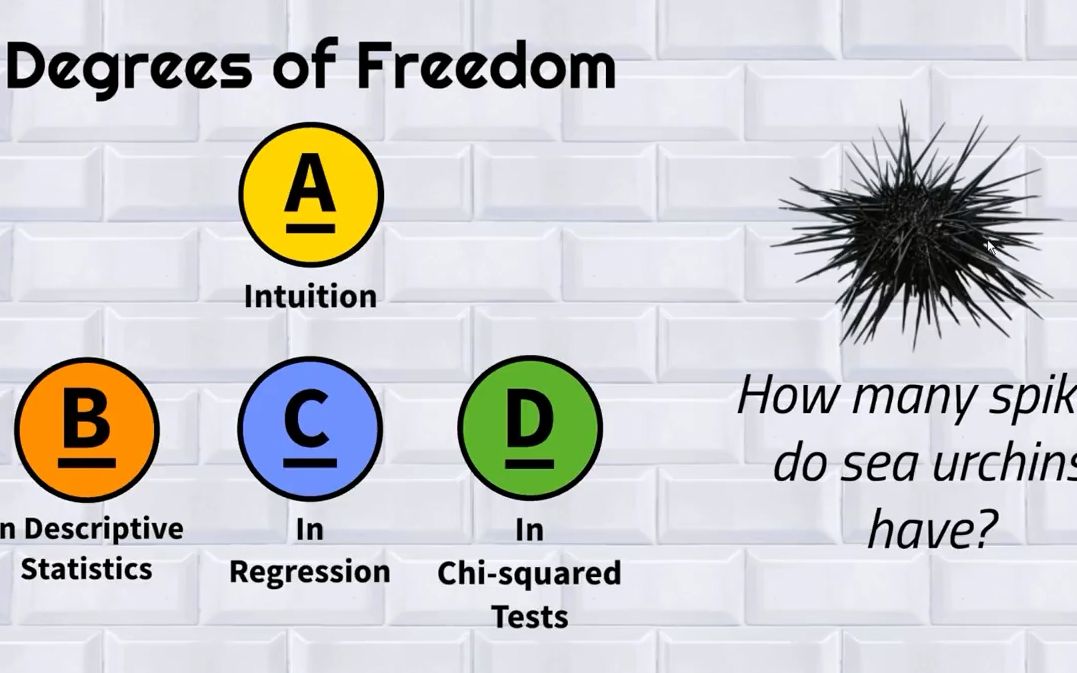 形象生动解释统计学中的自由度(中英双语)|What are degrees of freedom?哔哩哔哩bilibili