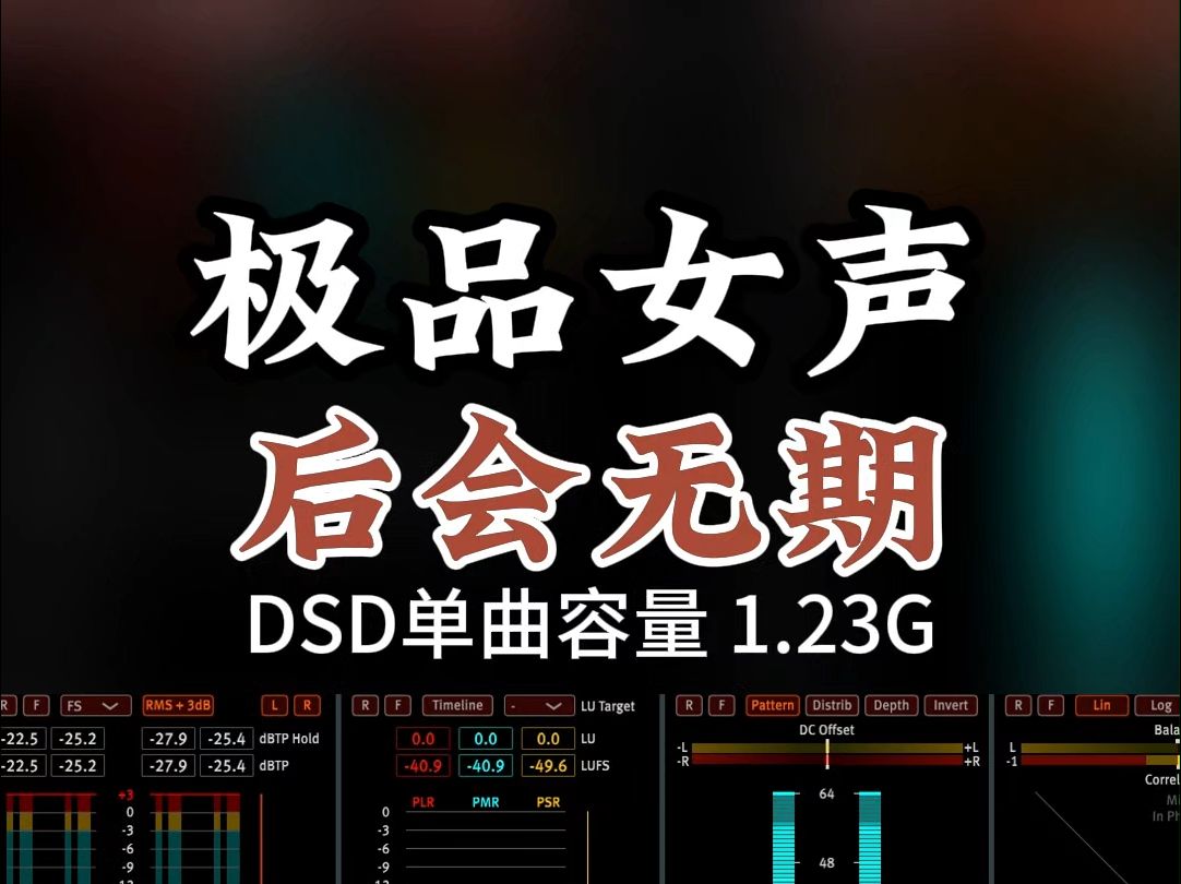 经典老歌新唱,极品发烧人声翻唱,《后会无期》DSD完整版1.23G,百万调音师专业录音棚制作,顶级hifi无损音质哔哩哔哩bilibili