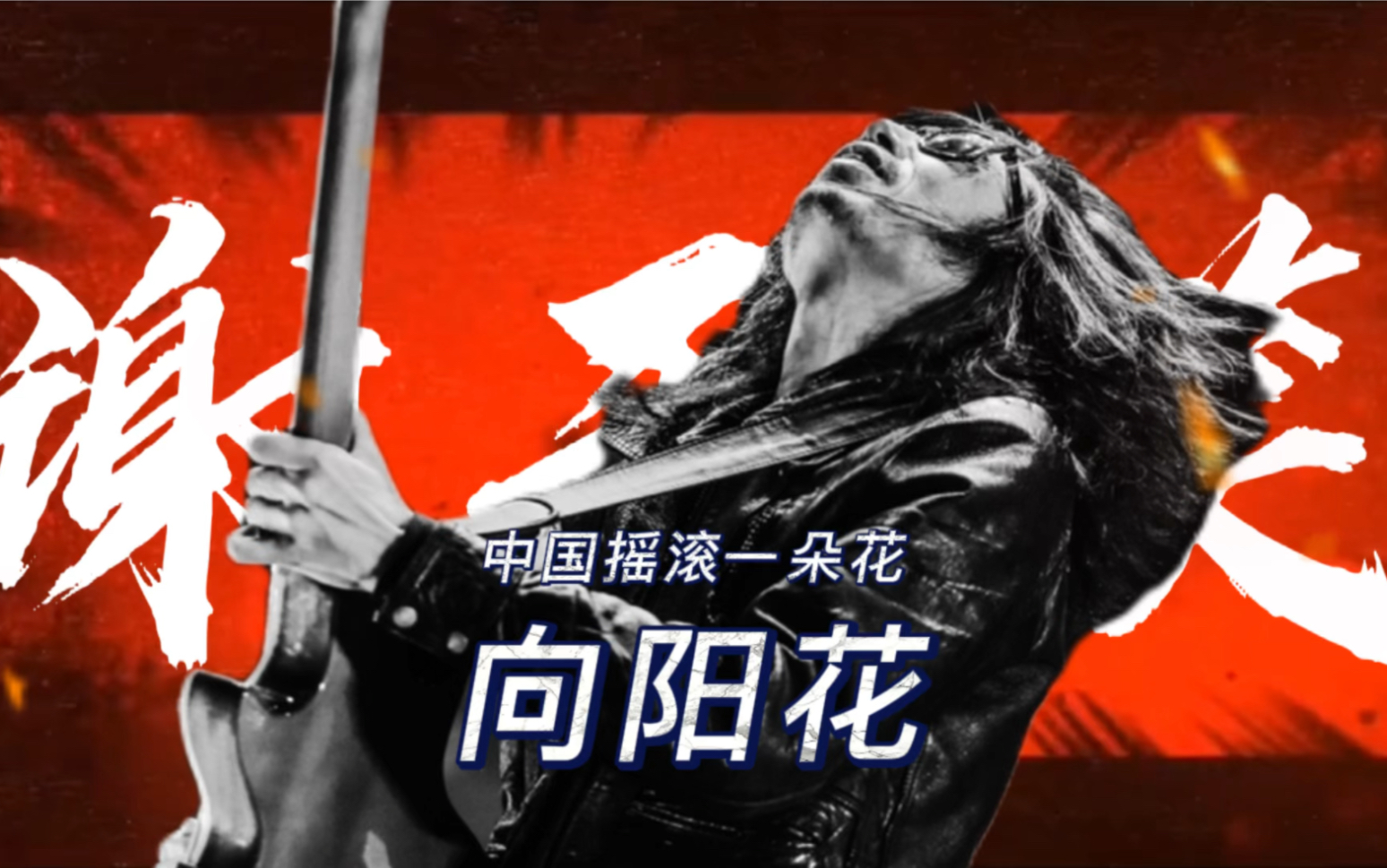 中国摇滚四朵花,今天听谢天笑的《向阳花》