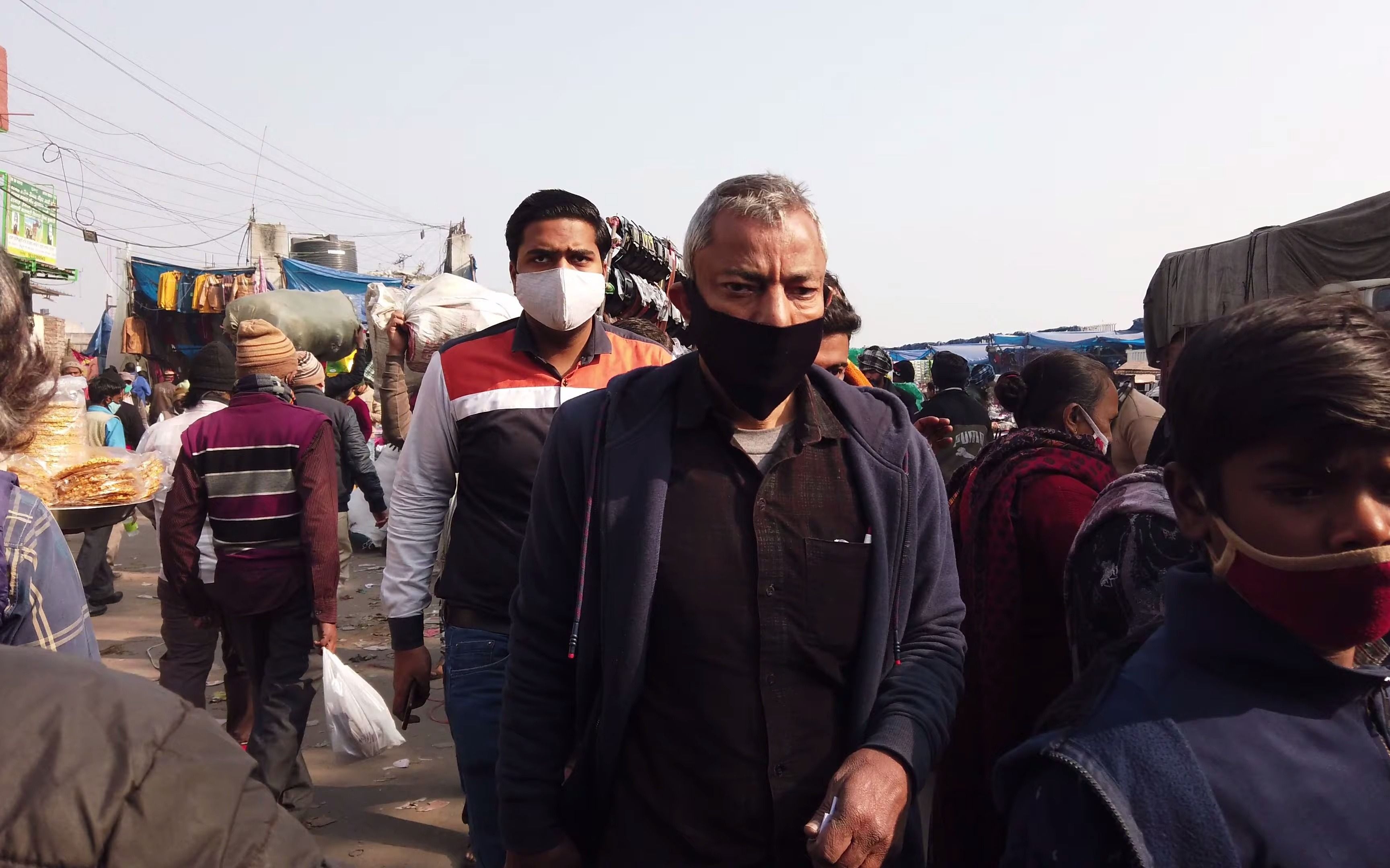 印度德里萨达尔集市2021年2月21日