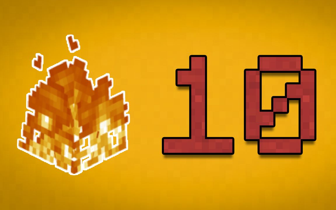 【Minecraft知多少】关于火你可能不知道的10件事_哔哩哔哩_bilibili