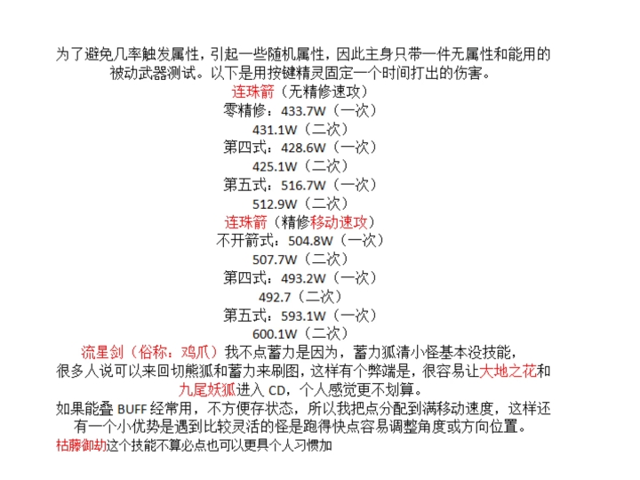 [图]斗战神：蓄力狐加点，我和大部分加得不一样，勿喷！