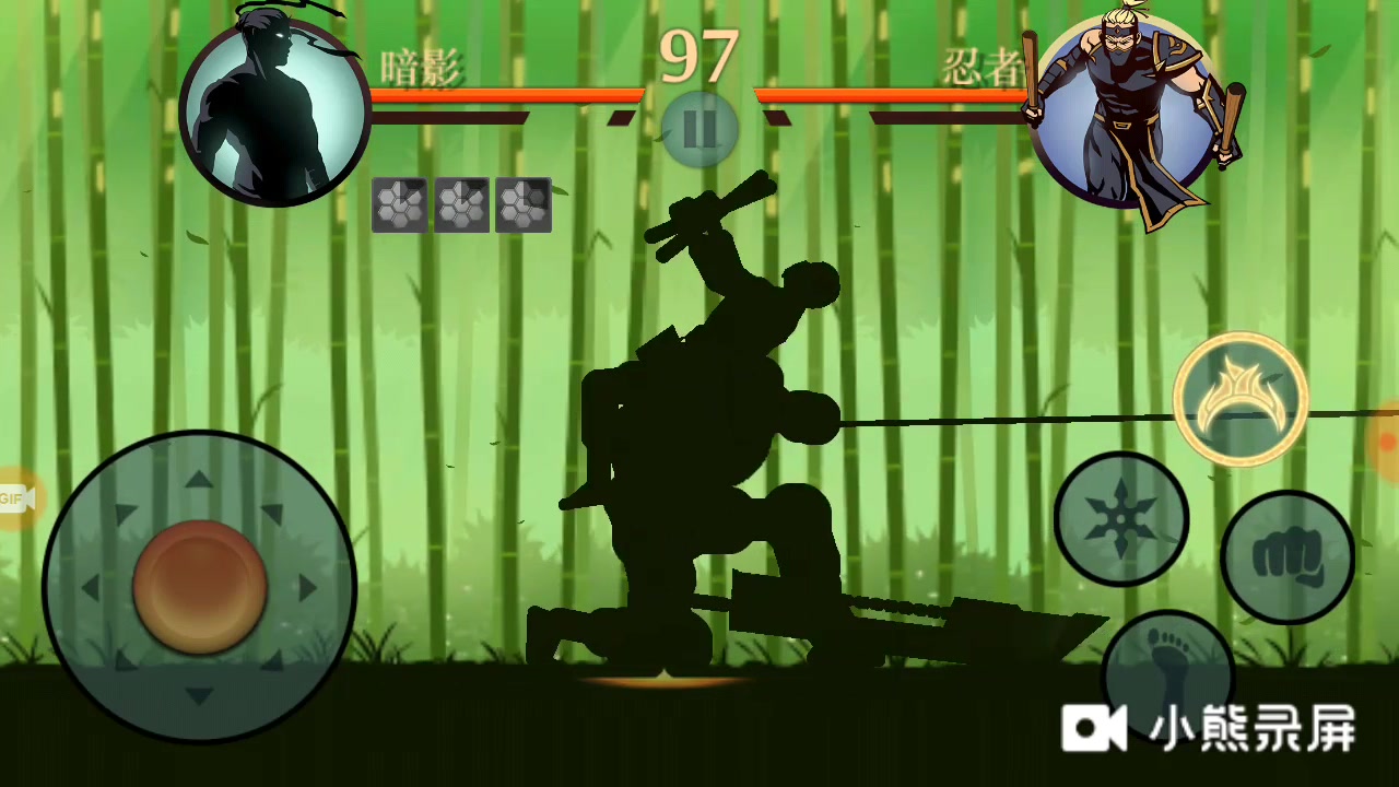 暗影格斗2第一幕生存赛泰坦vs忍者我获胜你输了