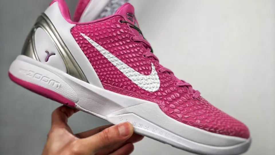 Nike Kobe 6 Kay Yow Think Pink S2纯原生产线科比六代乳腺癌_哔哩哔哩 