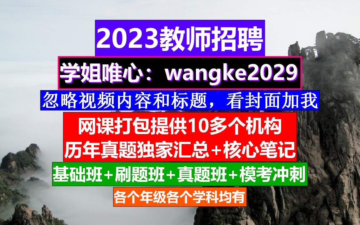 教师招聘英语学科,教师事业编制报名条件,教师编招聘公告哔哩哔哩bilibili