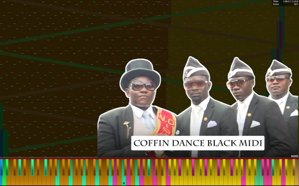 【黑人抬棺】死亡钢琴版|black midi