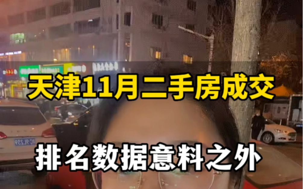 天津11月份二手房成交排名,和平区竟然只有188套,不到河西区的6分之1.南开区排名第二,天津10个区成交介绍.哔哩哔哩bilibili