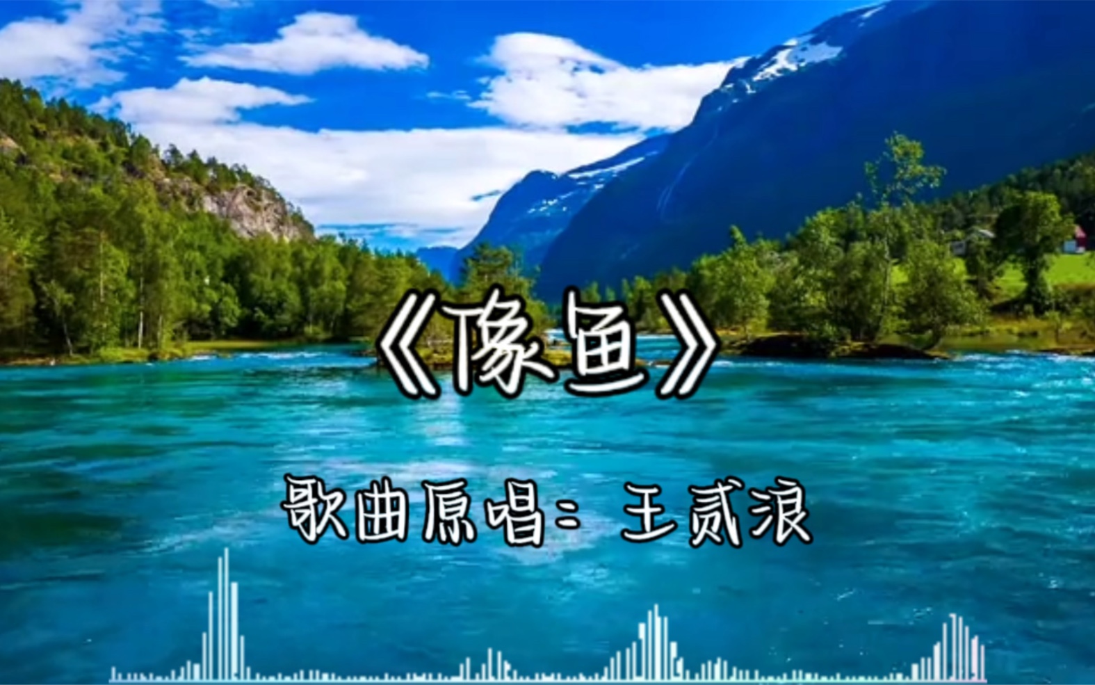 王贰浪的《像鱼》完整版,歌声温暖又治愈哔哩哔哩bilibili