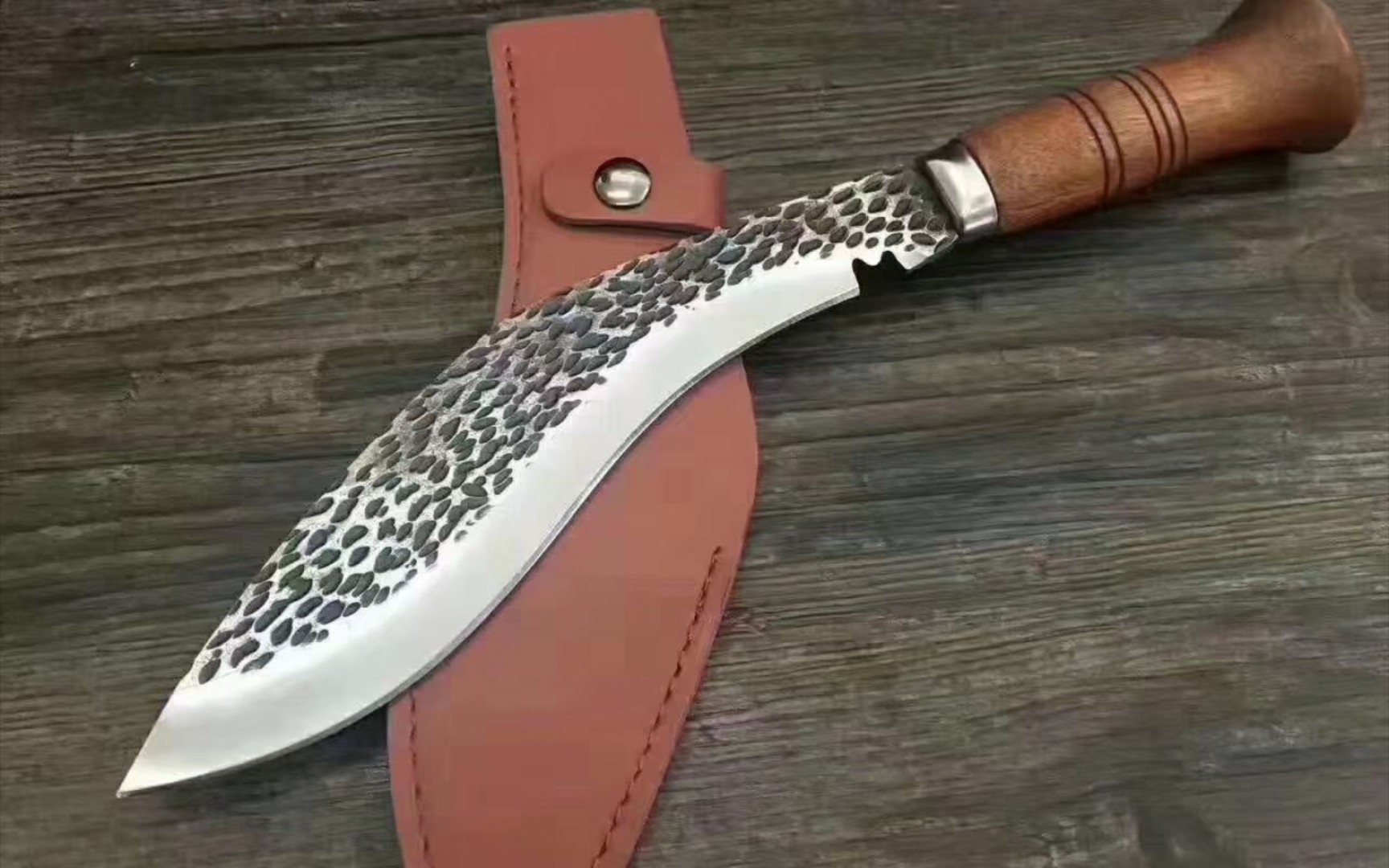 尼泊尔手工狗腿 手工锻打开山刀