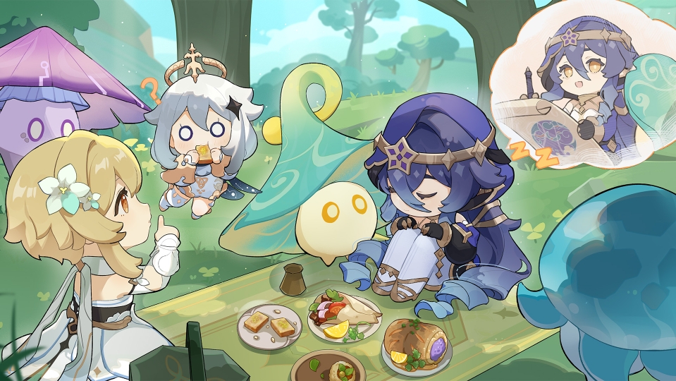 一些原神角色的生日图片