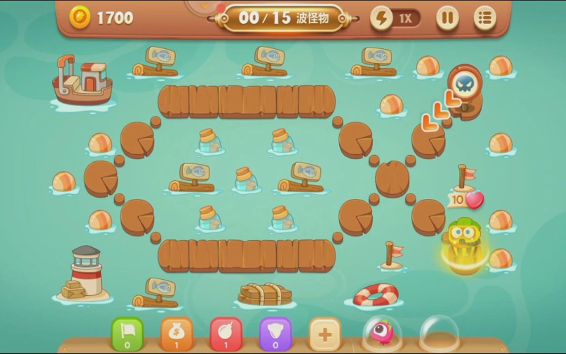 保卫萝卜3码头第15关怎么过 保卫萝卜4第2