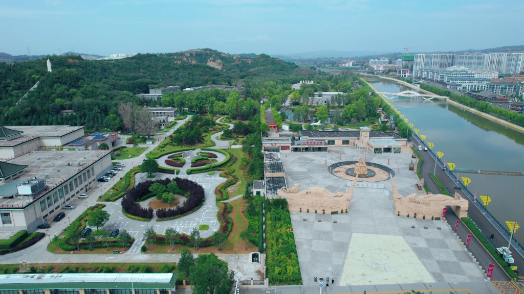 山西武鄉縣八路軍文化園美麗景色