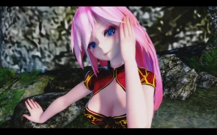 [图]【MMD】 Yume to Hazakura (巡音Luka Cover)