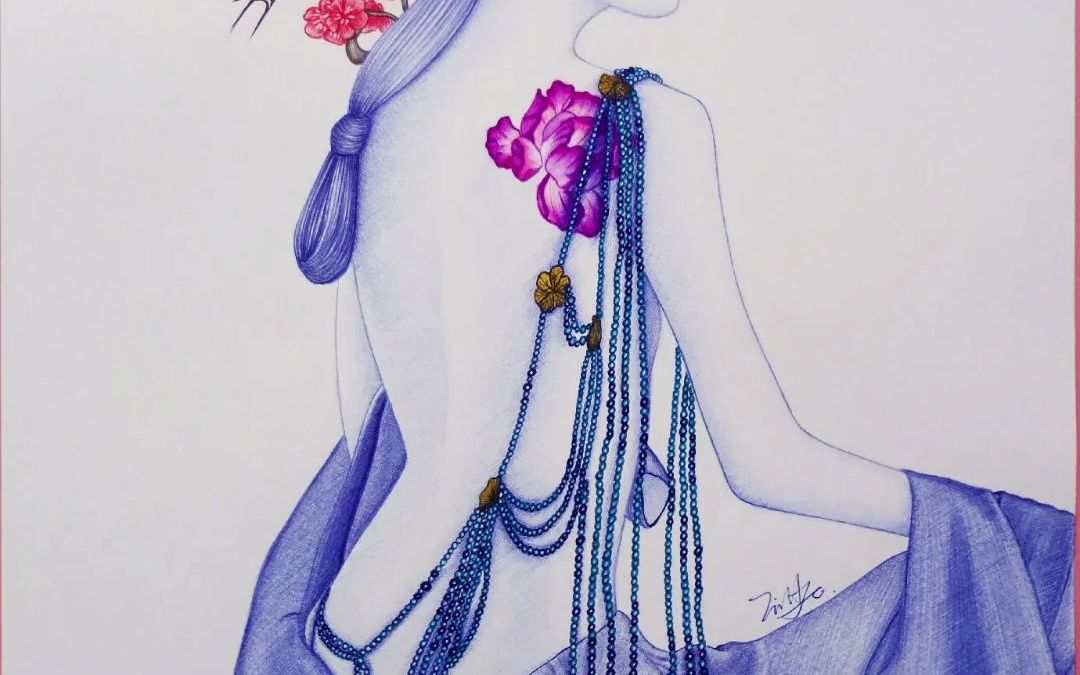 圆珠笔手绘 插画no.01