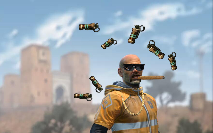 csgo:白银老贼的蛋疼闪光弹