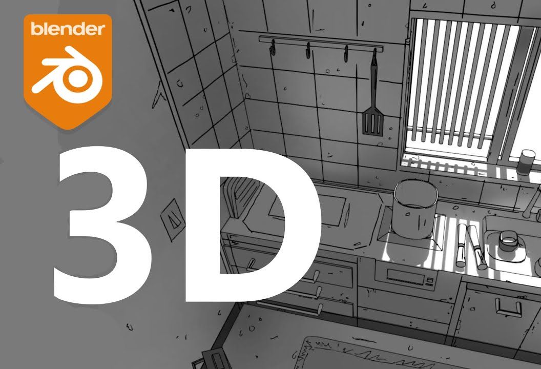 blender 4.0 !制作将 2d 艺术转变为 3d 环境!