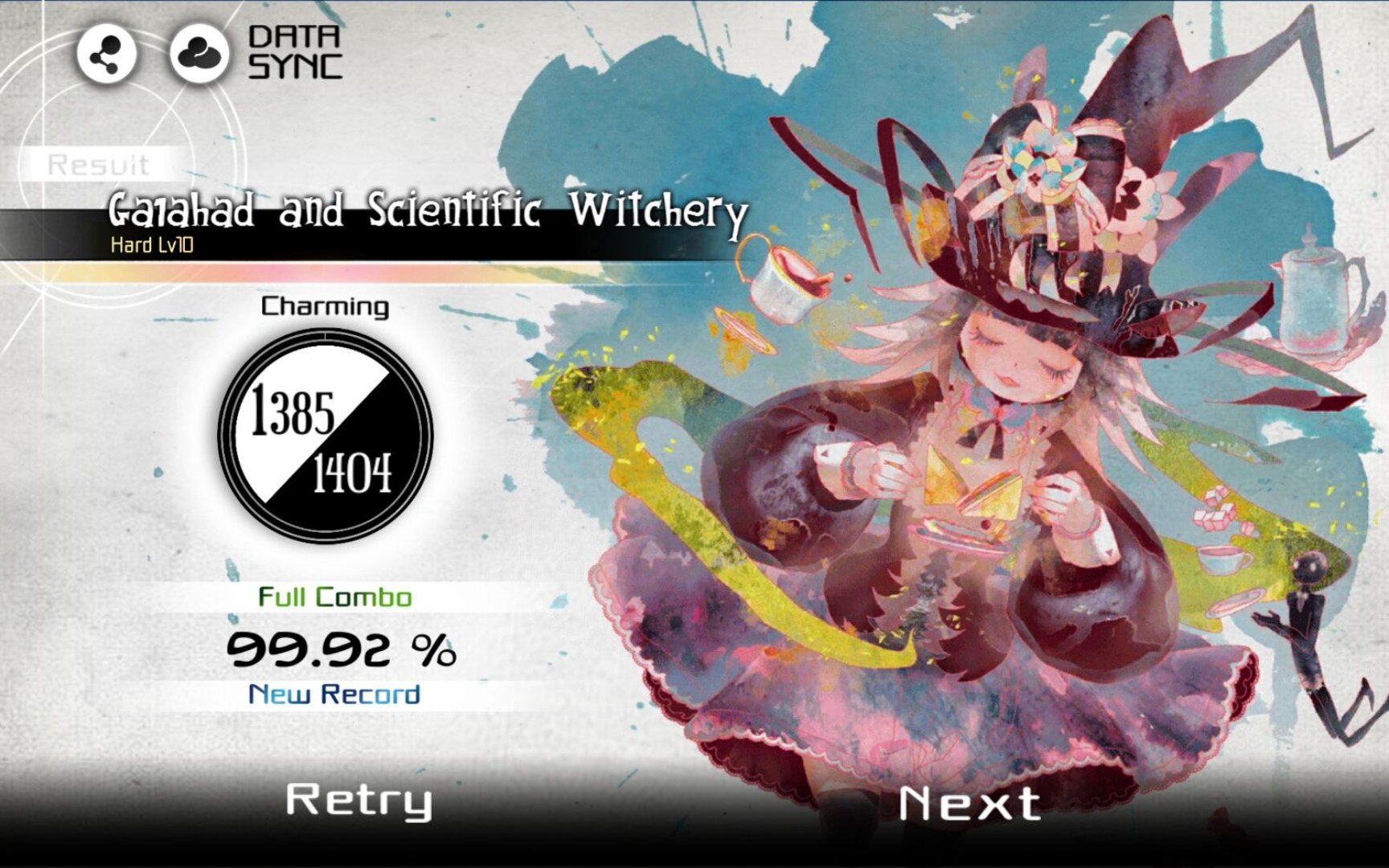 [deemo]ga1ahad and scientfic witchery full combo音游热门视频