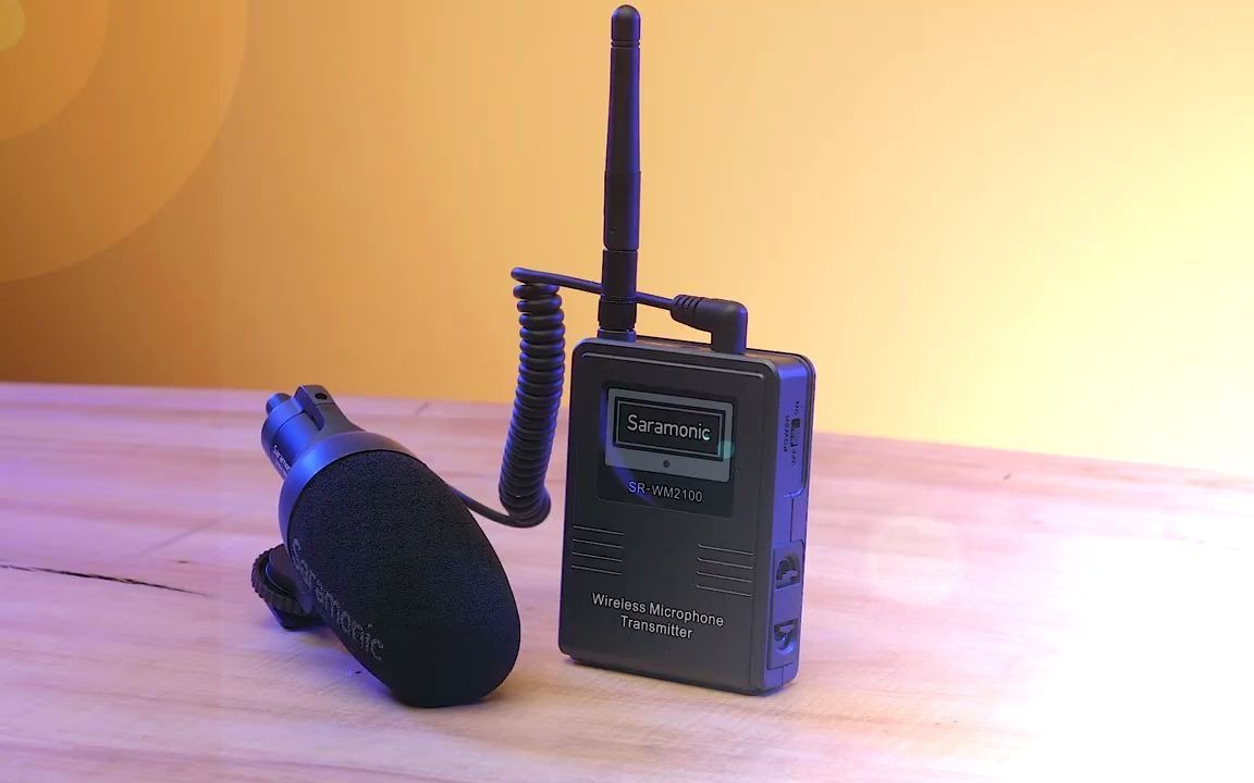 saramonic枫笛2.4g无线收音麦克风:sr-wm2100