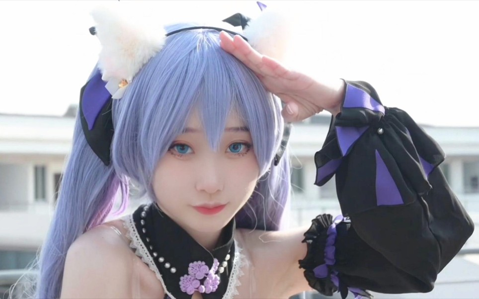 纯欲向晚猫猫cos_哔哩哔哩_bilibili