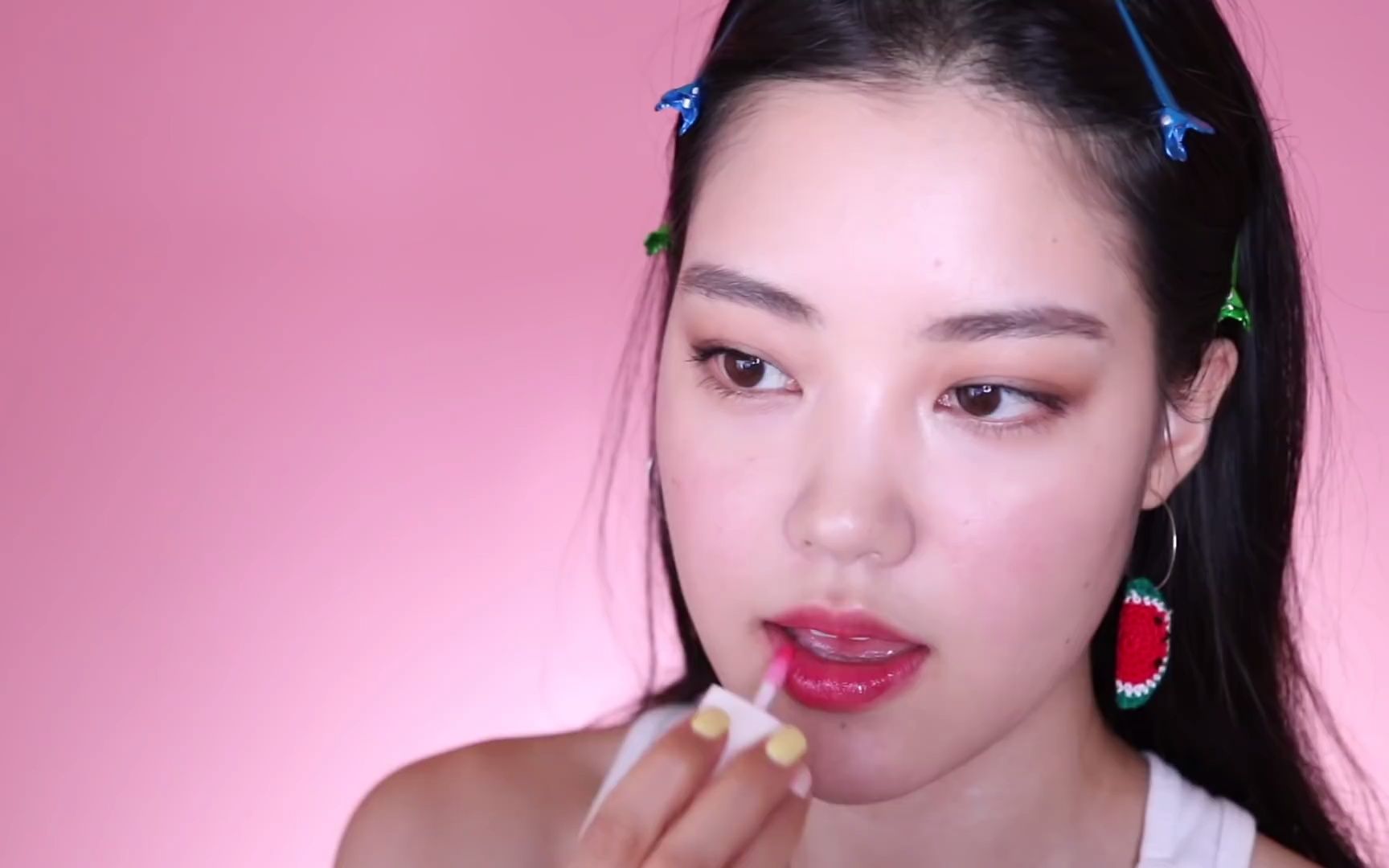 【michelle choi】everyday summer makeup routine_哔哩哔哩_bili