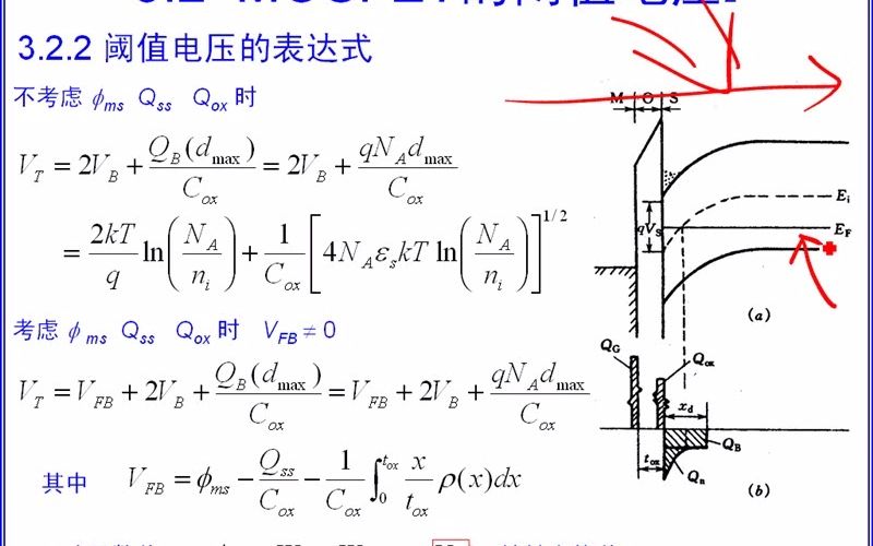 半导体器件物理复旦大学蒋玉龙详细标题版12MOS阈值电压哔哩哔哩bilibili