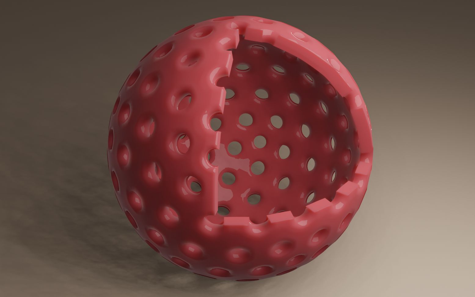 blender 3d科研绘图之介孔空心球