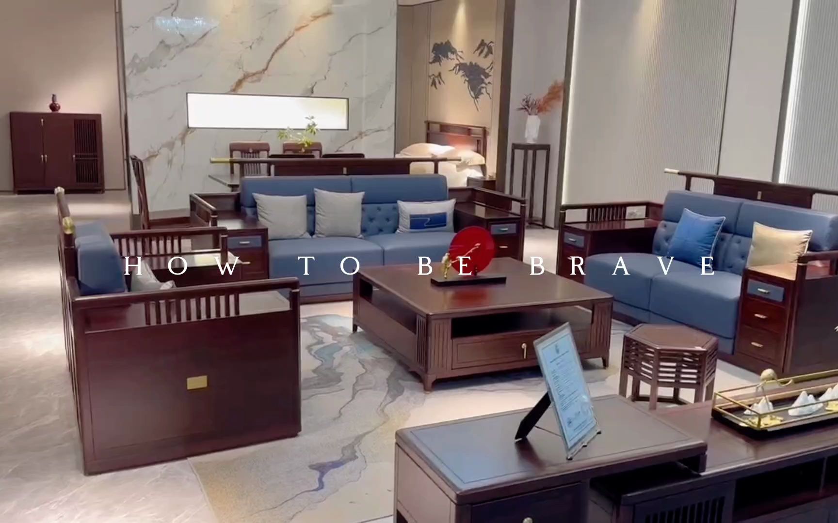 黑檀木中式客厅沙发组合