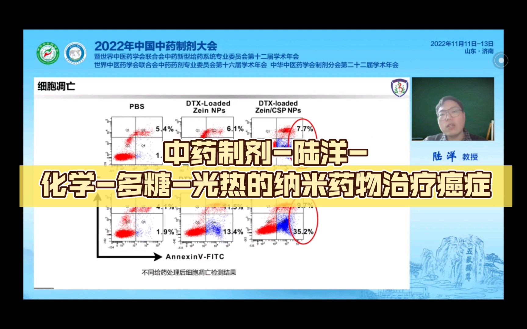 2022中药制剂大会陆洋化学多糖光热的纳米药物治疗癌症哔哩哔哩bilibili