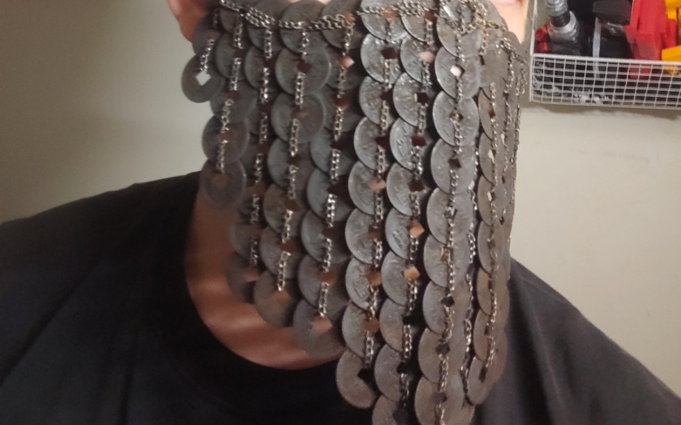 【道诡异仙】原作版铜钱面罩,cos装备手搓ing