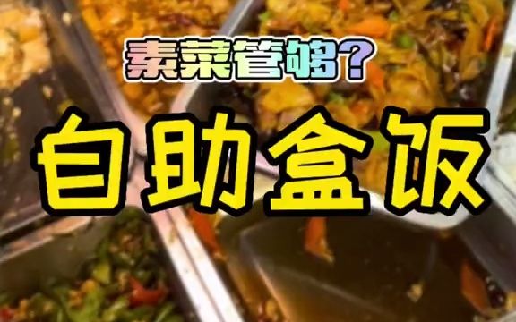 这家自助盒饭…大家是冲盒饭来的吗哔哩哔哩bilibili