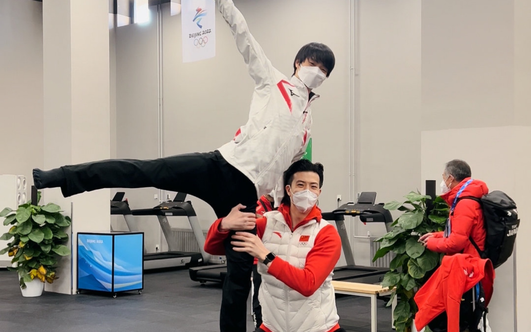 【羽生结弦】【柳鑫宇】托举版本来啦!大柳是真的能处!