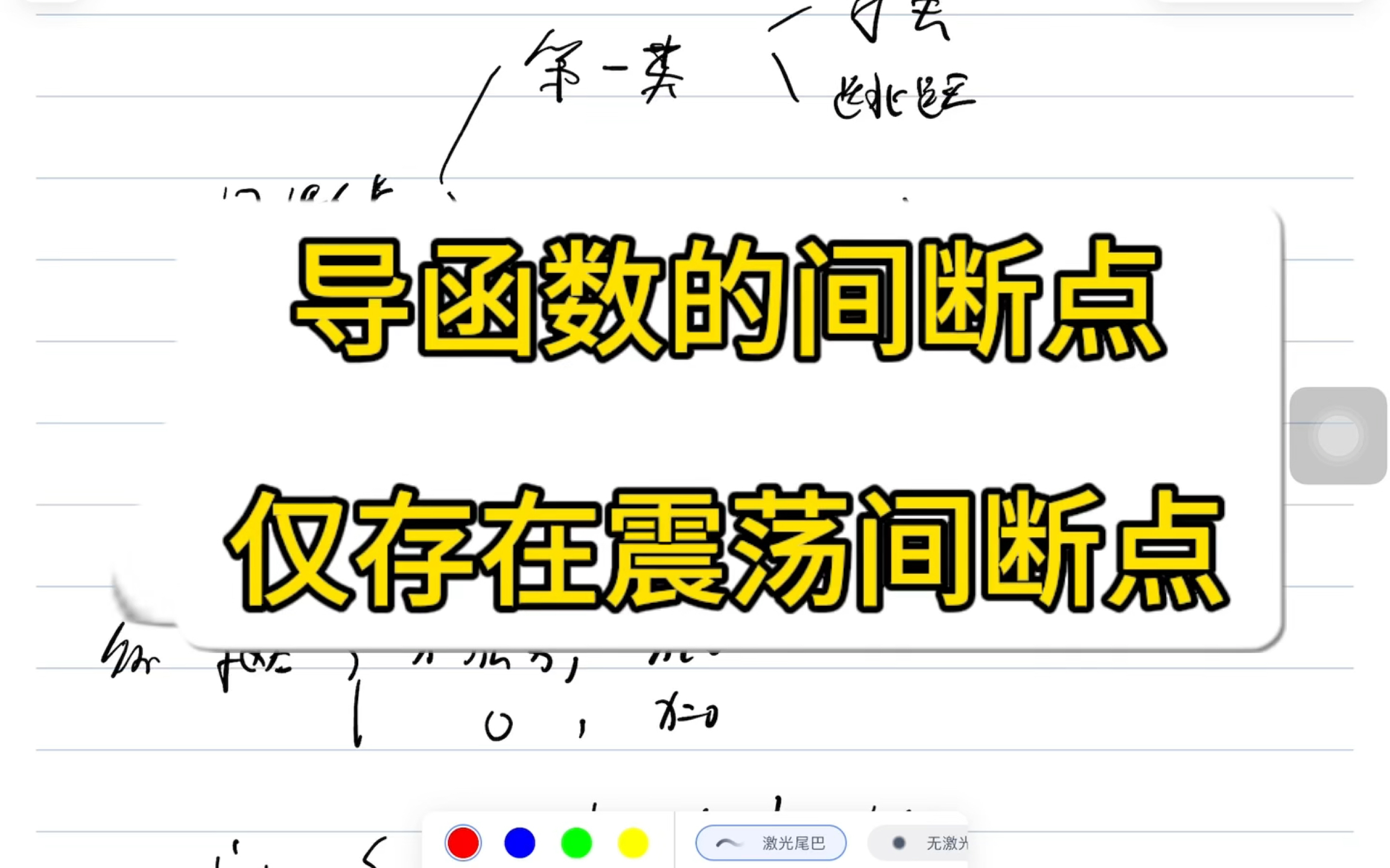 导函数的间断点,仅存在震荡间断点.考研数学秒杀.考研数学必背结论.哔哩哔哩bilibili